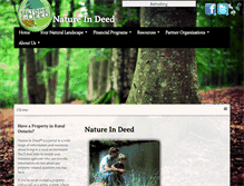 Tablet Screenshot of natureindeed.com